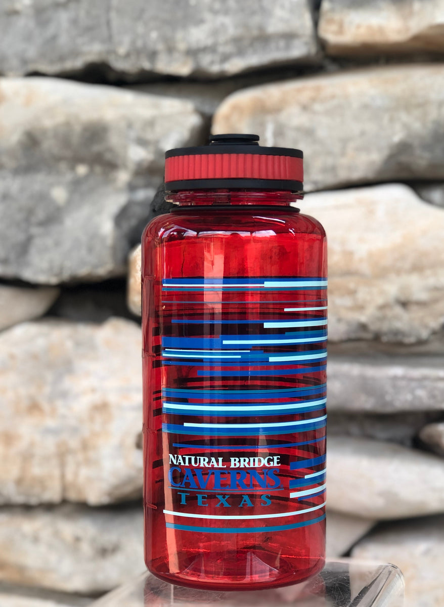 34 OZ Striped Water Bottle – Natural Bridge Caverns