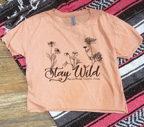 Tee Crop Stay Wild