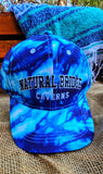 Hat blue tie-dye