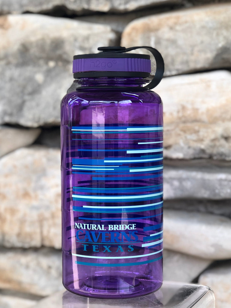 34 OZ Striped Water Bottle – Natural Bridge Caverns