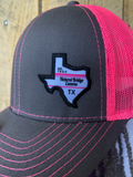 Hat Charcoal/Neon Pink
